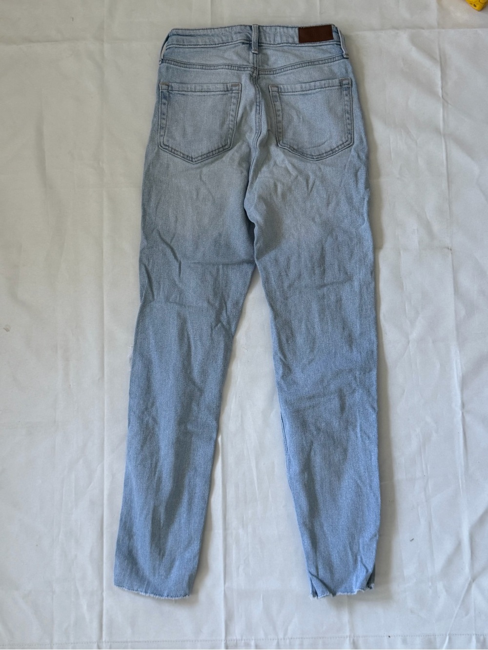 Hollister Light Blue High-Rise Straight Jeans